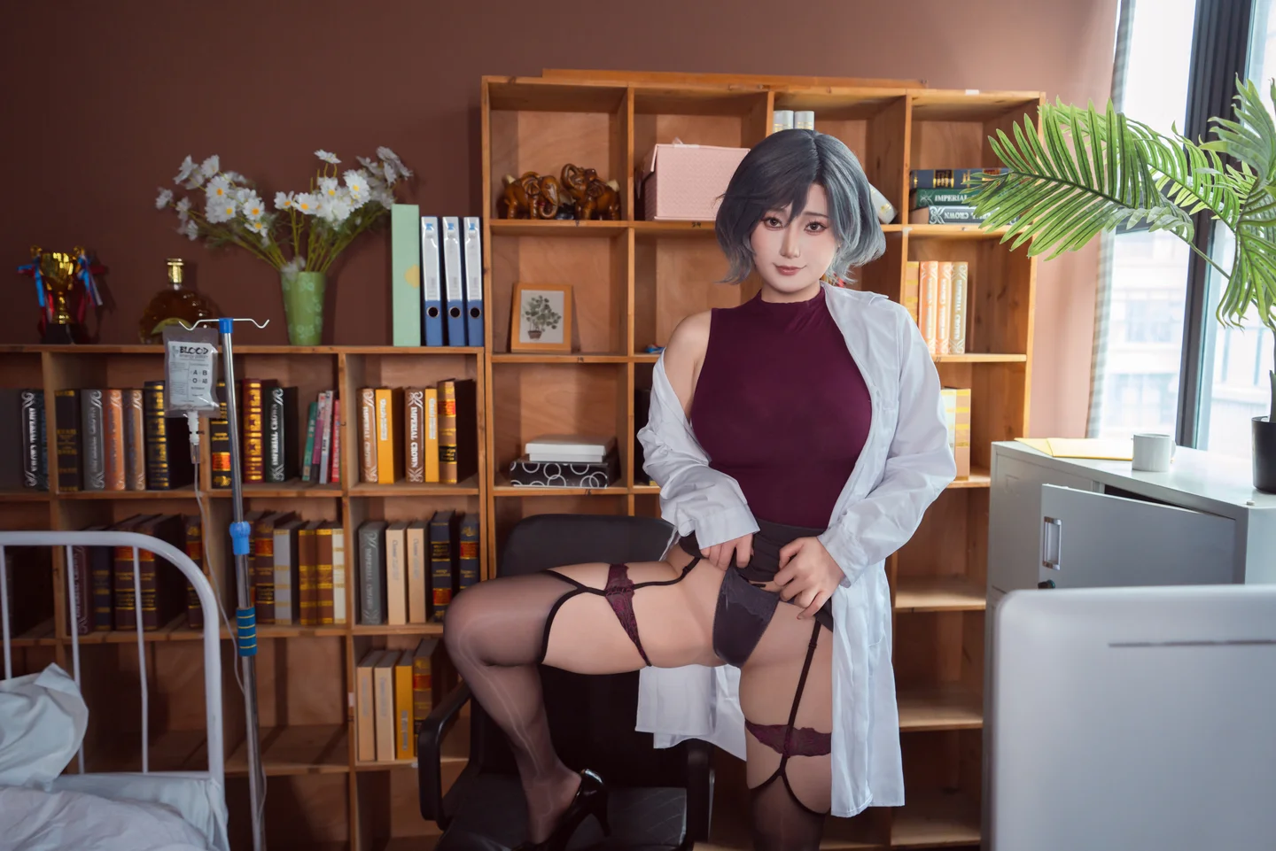 星澜 - No.051 保健室的失格医生 [68P,2V-1.54GB] tg@simisebaisi 【丝足阁】030.webp
